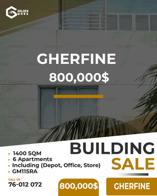 Building for sale in Gherfine - مبنى للبيع في غرفين GM115RA