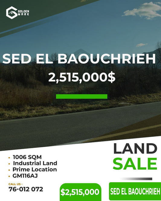 Land for sale in Sed El Baouchrieh - أرض للبيع في سد البوشرية GM116AJ