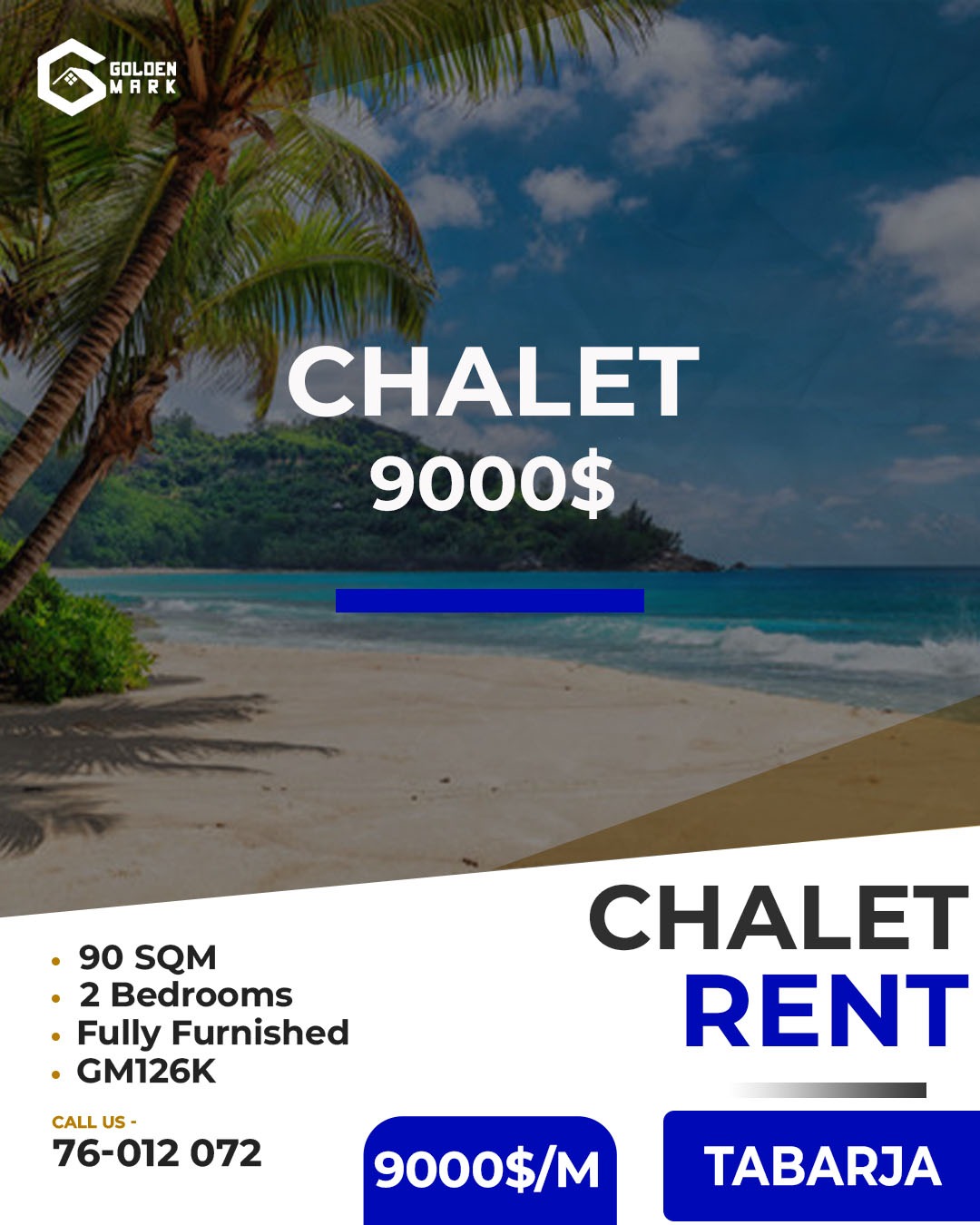 Chalet for rent in Tabarja - شاليه للإيجار في طبرجا