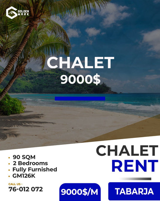 Chalet for rent in Tabarja - شاليه للإيجار في طبرجا