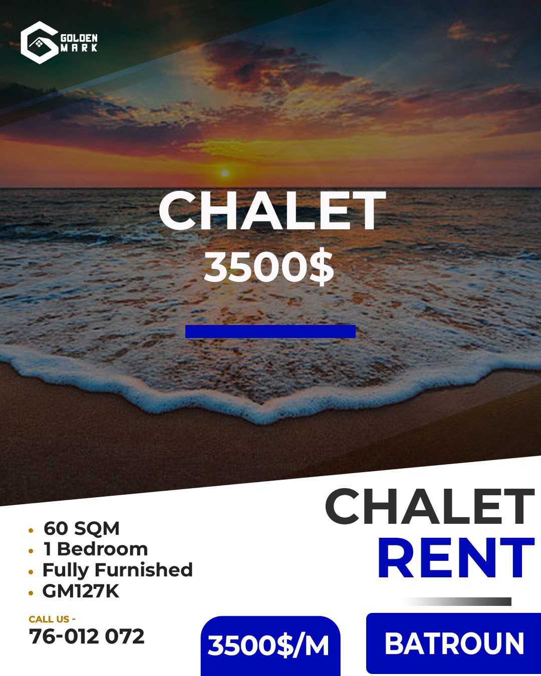 Chalet for rent in Batroun - شاليه للإيجار في البترون