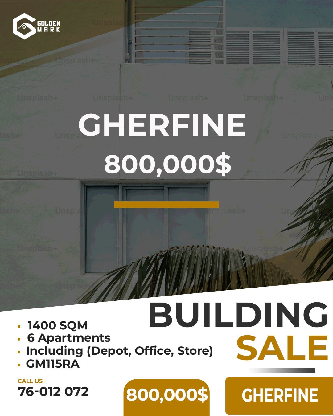 Building for sale in Gherfine - مبنى للبيع في غرفين GM115RA
