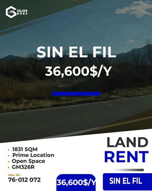 Land for rent in Sin El Fil - أرض للإيجار في سن الفيل GM326R