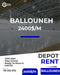 Depot for rent in Ballouneh - مستودع للإيجار في بلونة GM172Y