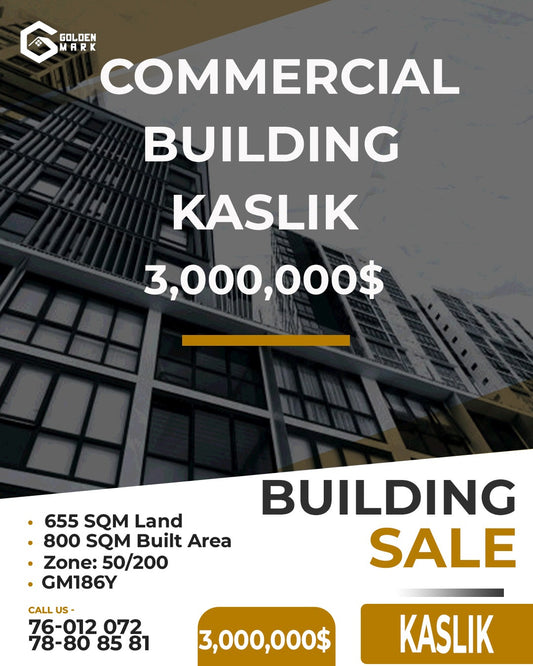 Commercial Building for sale in Kaslik - مبنى تجاري للبيع في كسليك GM186Y